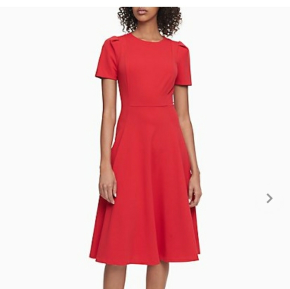 Calvin Klein Dresses & Skirts - Calvin Klein Short Sleeve A-Line dress